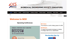 Desktop Screenshot of bes.org.sg
