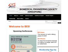 Tablet Screenshot of bes.org.sg